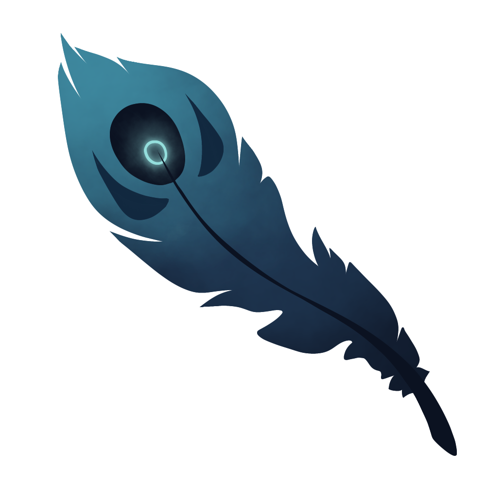 Eerie Peacock Feather