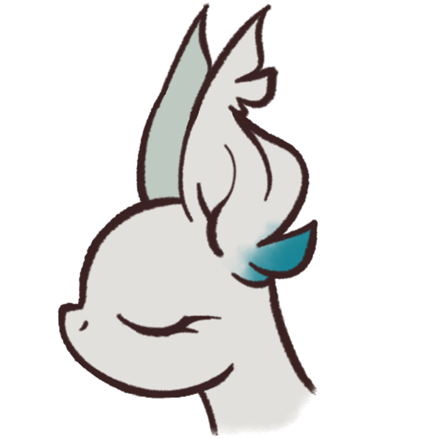 Uncolored Top Ear Fluffs