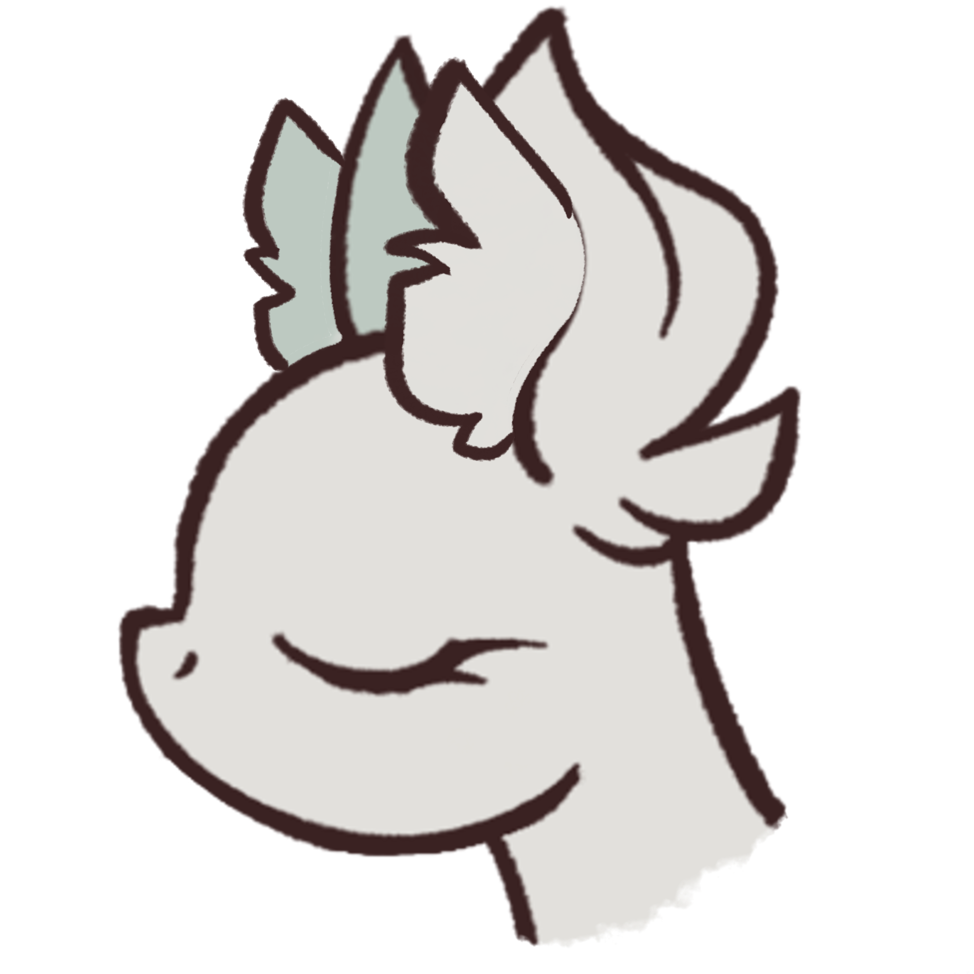 Uncolored Inner Ear Fluff