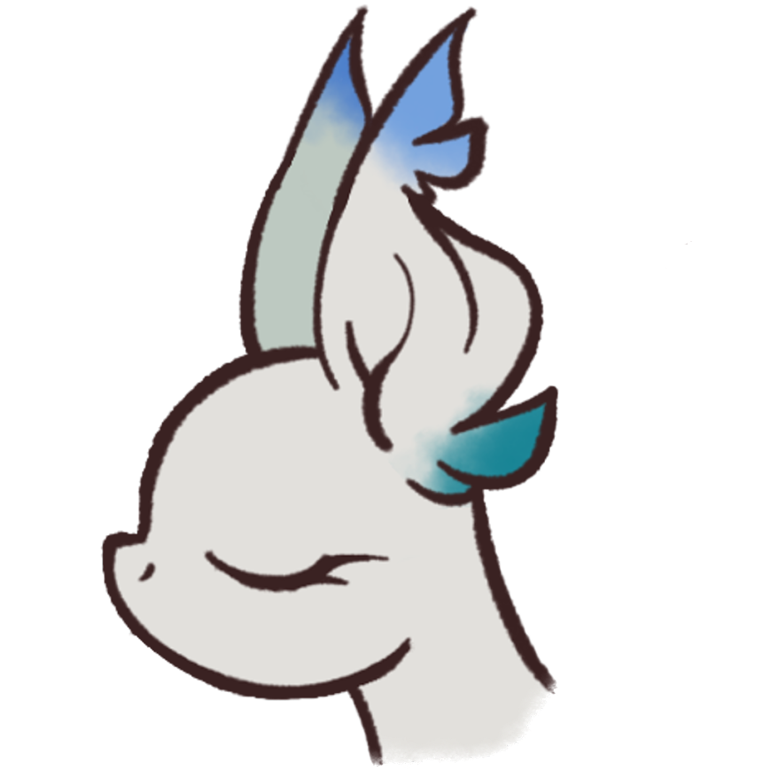 Top Ear Fluffs in Different Color than the Default Fluff Color