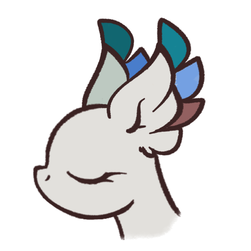 Tri-colored Extended Top Ear Fluffs