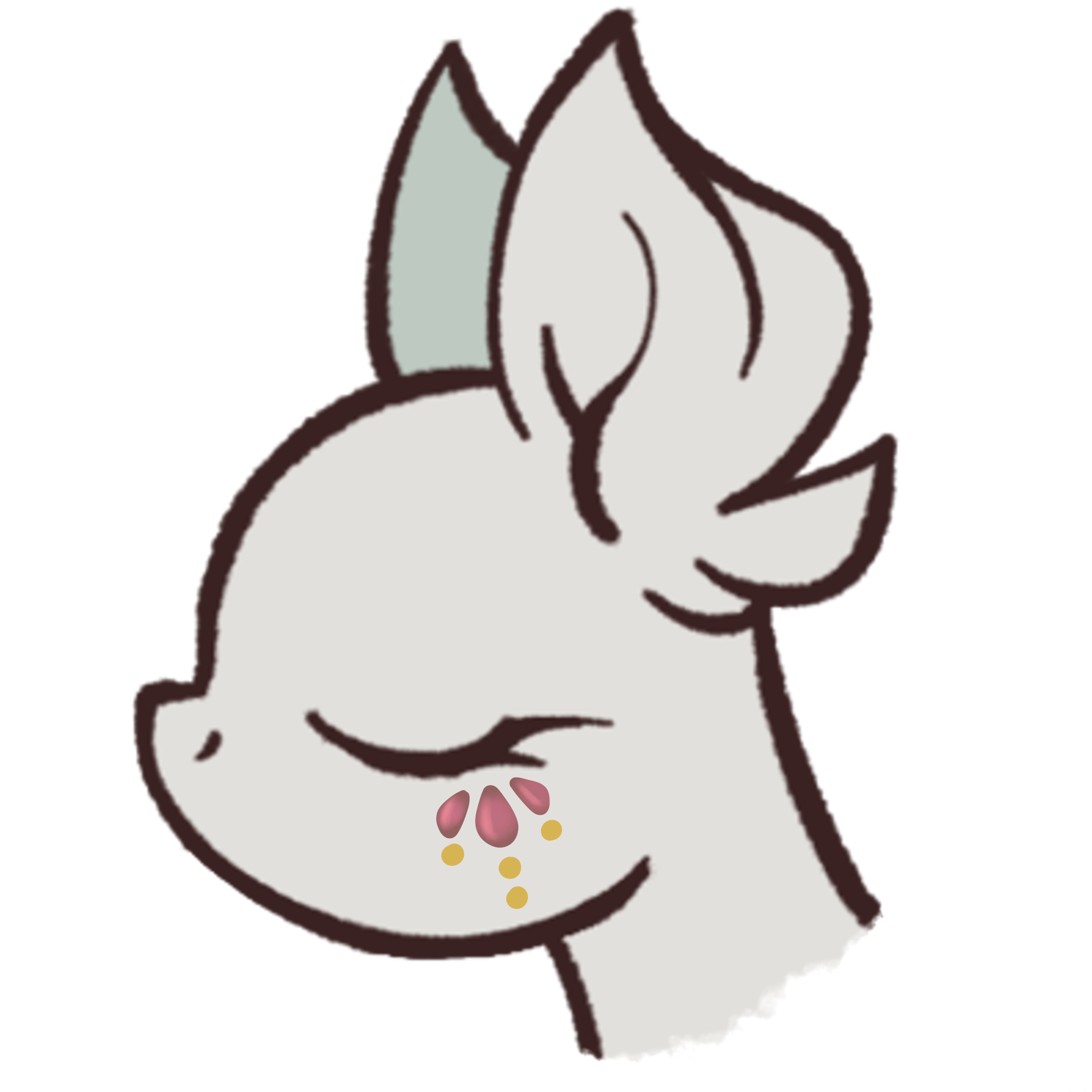 Cheek Chest Gems Pattern